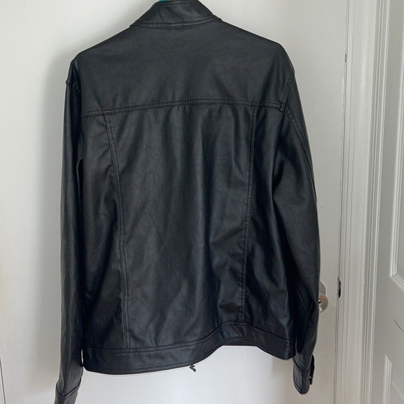GA Milano faux leather black jacket. Size XL. NWT - Picture 4 of 6
